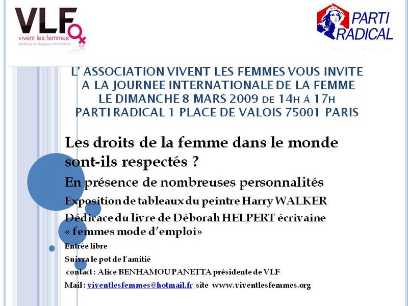 JOURNEEINTERNATIONALEDELAFEMME